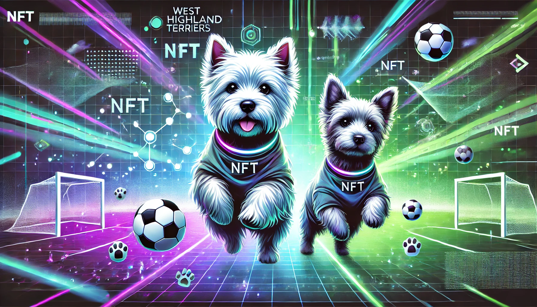 Memetmut NFT World Cover Image featuring iconic West Highland Terrier digital art collection