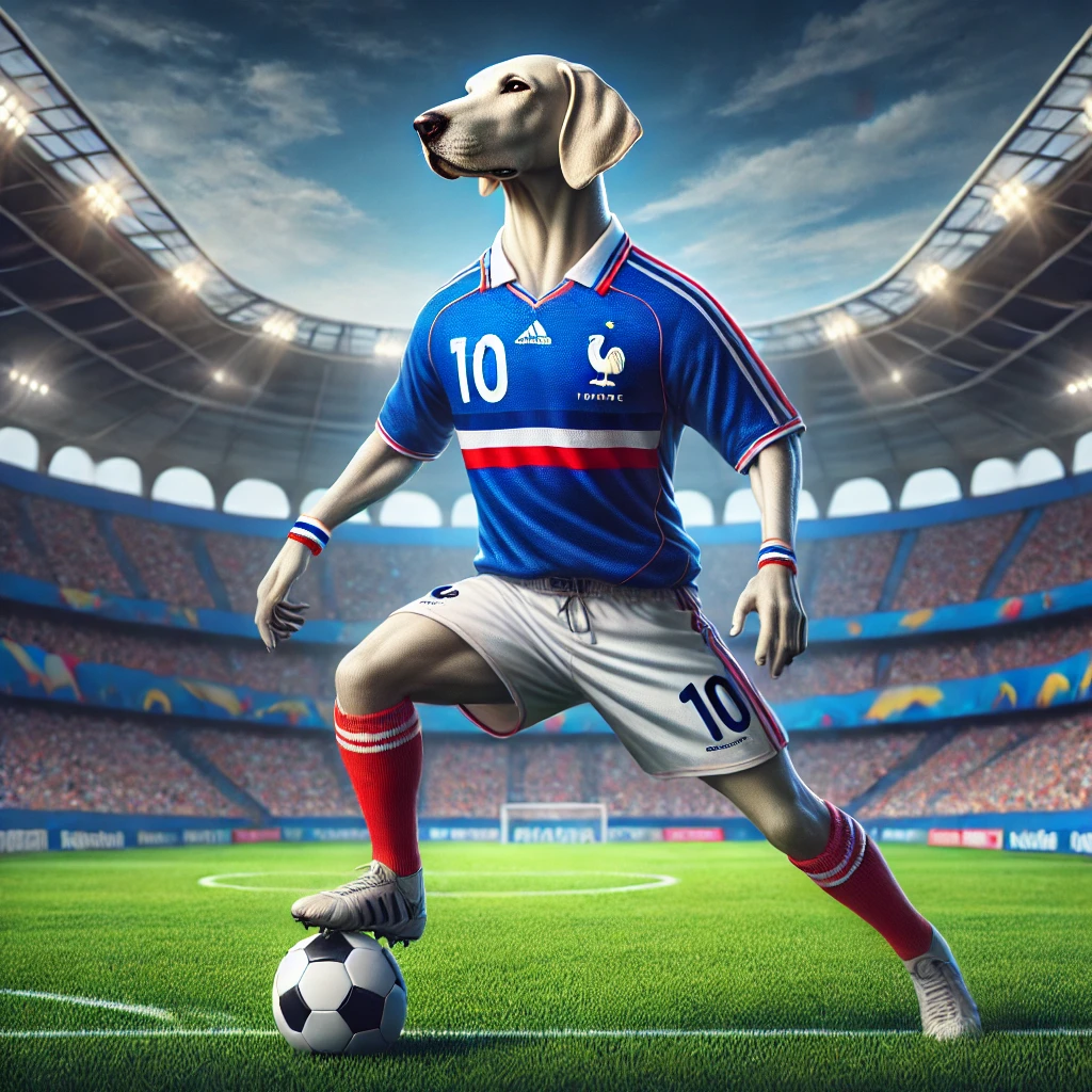 Zinedog Zidane NFT - Tribute to France's Iconic Midfielder